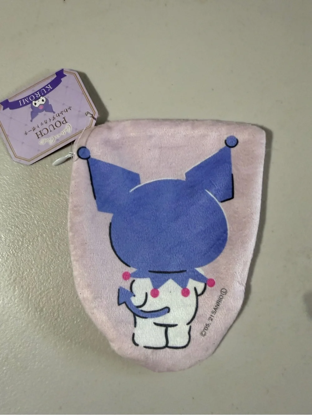 BNWT Sanrio Kuromi Zipper Pouch Purple
